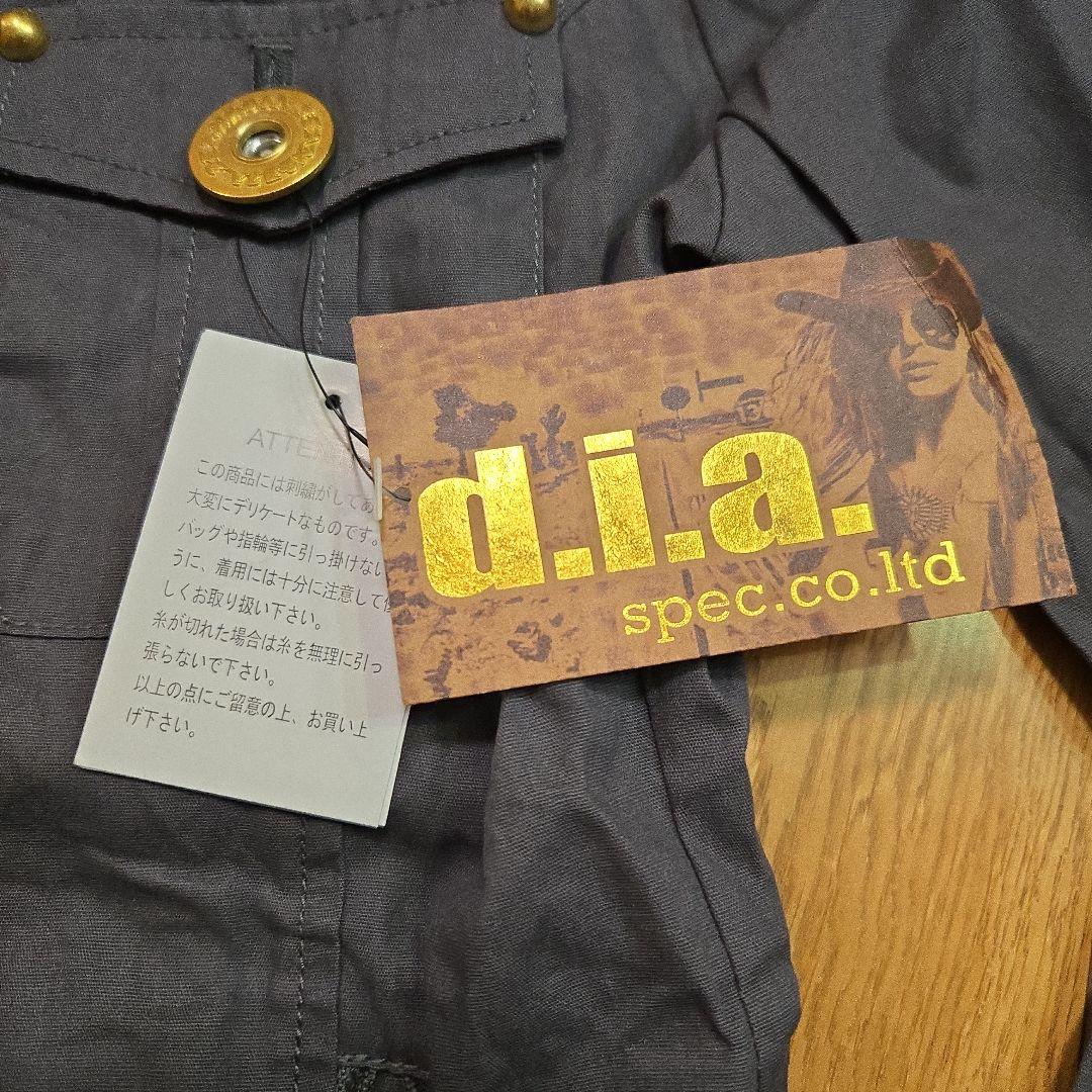 d.i.a. ダイヤ ジャケットシャツ 刺繍シャツ スタッズ 十字架 y2k