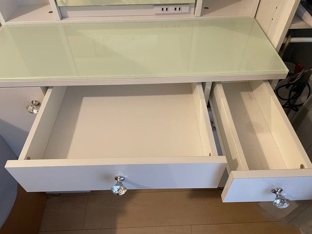 ホワイト ドレッサー 鏡台