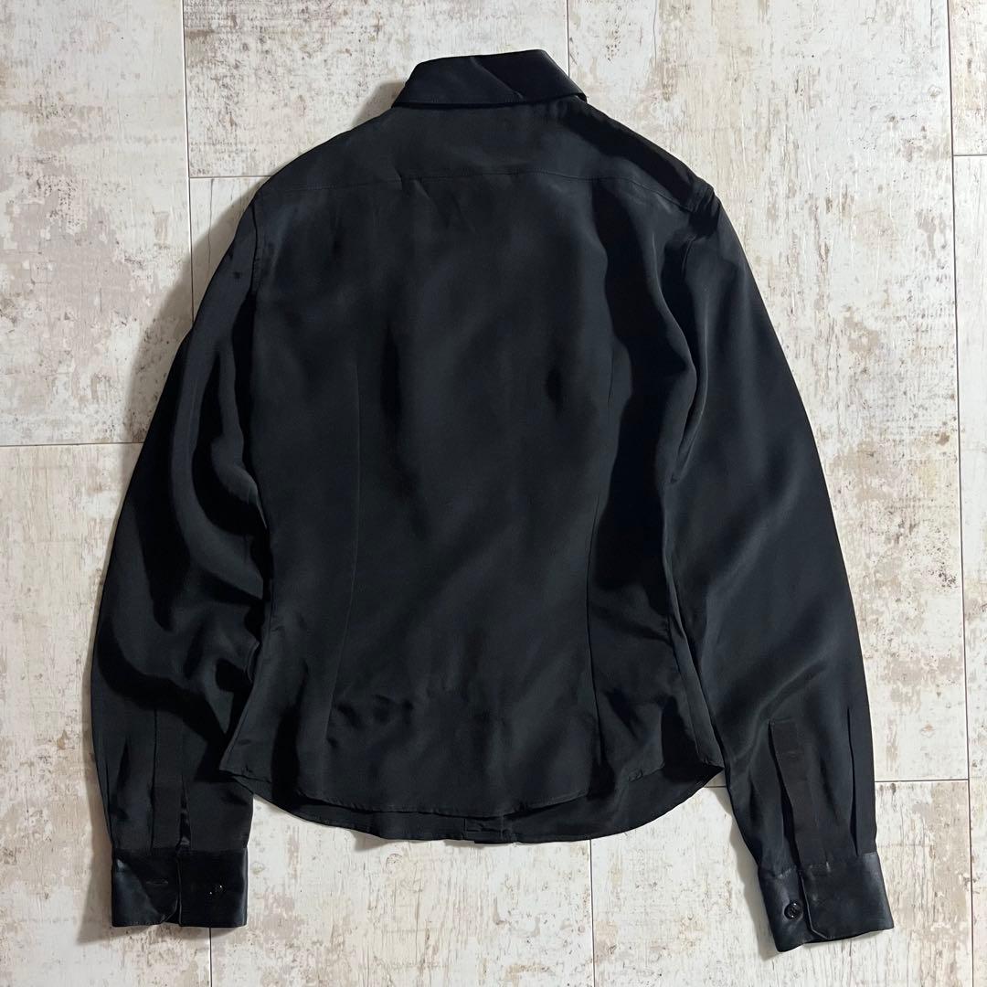 DOLCE&GABBANA ドルガバ イタリア製 フリル ドレス 長袖 シャツ