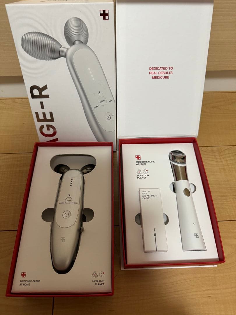 AGE-R DERMA EMS SHOT & ATS AIR SHOT セット