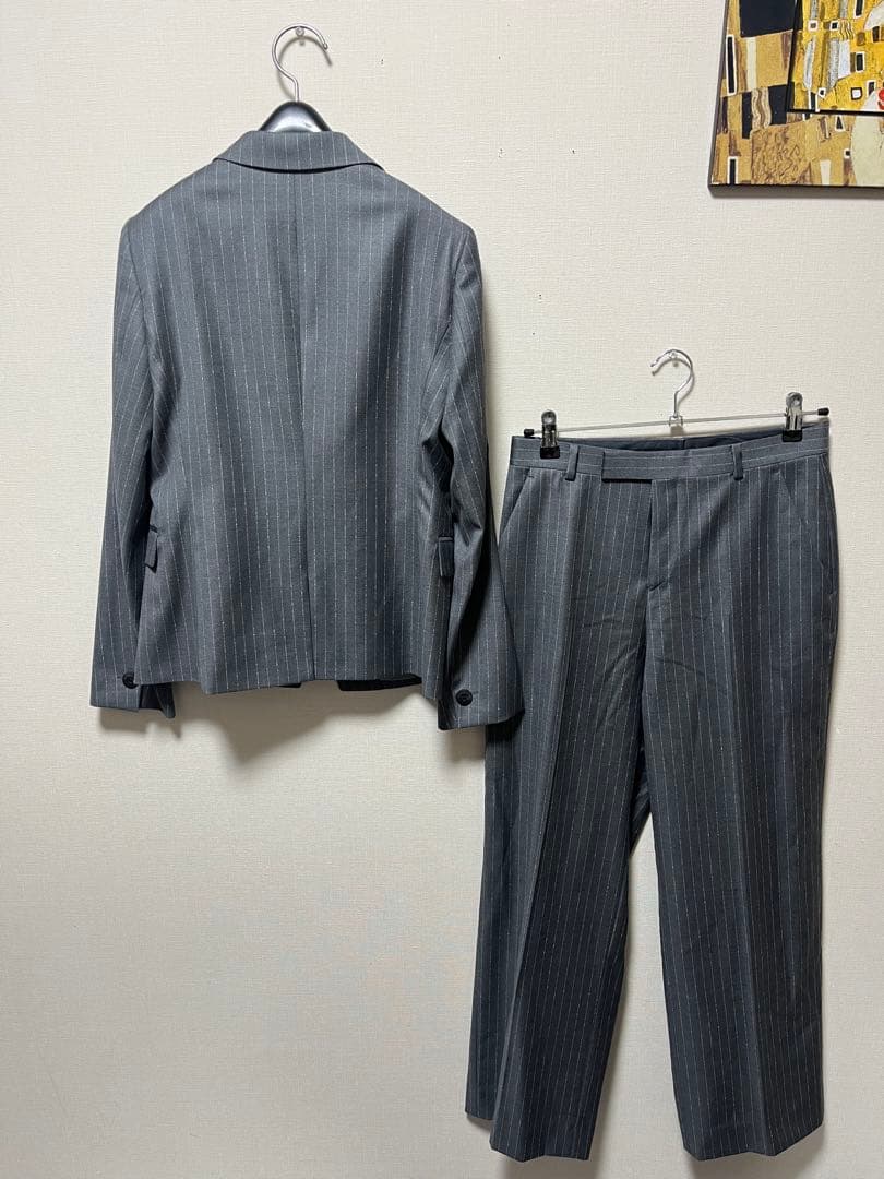 新品同様アクアスキュータム×ロロピアーナセットアップスーツ3点セット