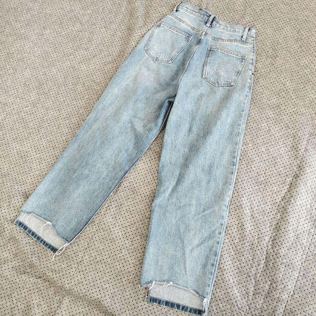 YENN(エン) ハイライズタックワイドデニム　パンツHIGH RISE