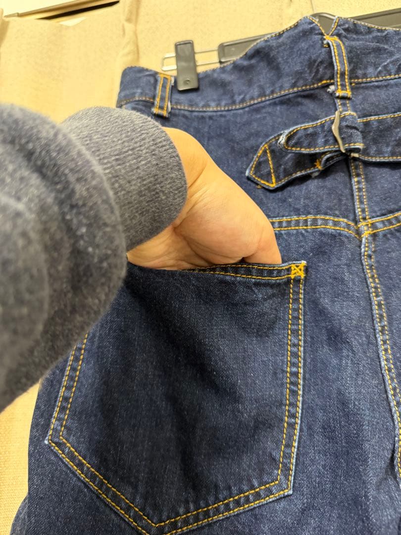 ヴィヴィアンウエストウッド　レッドレーベル　ダークブルー デニム ワイドパンツ