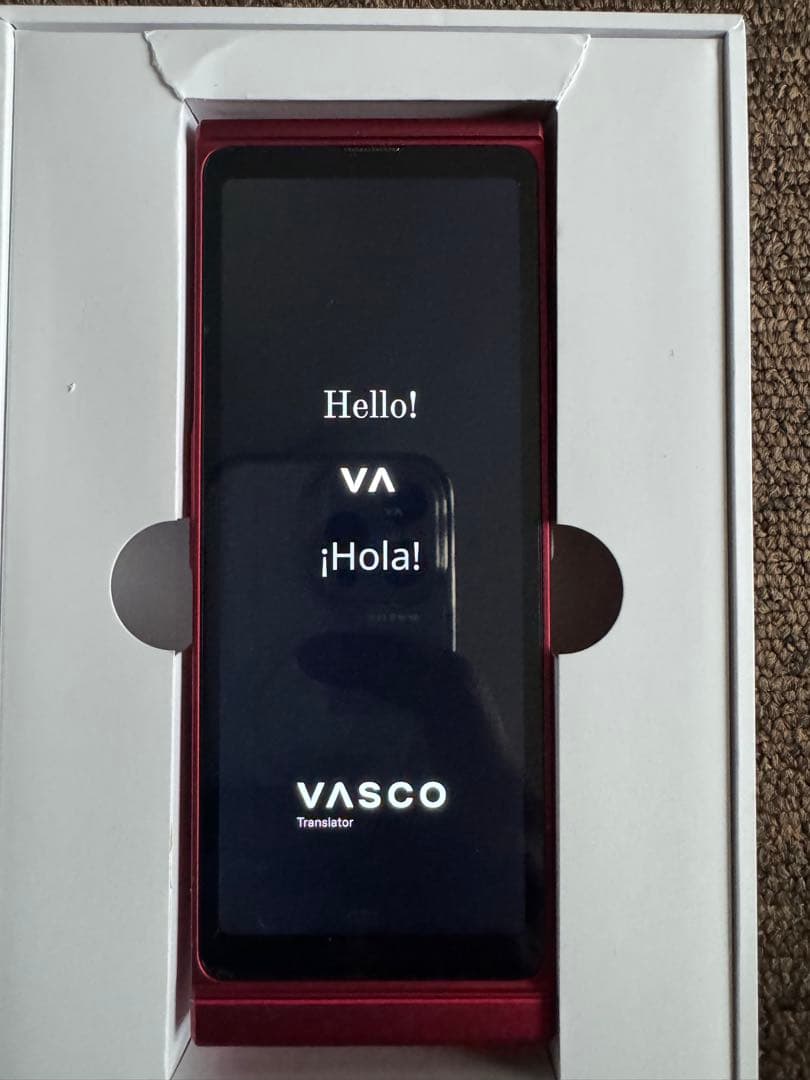 新品未使用Vasco Translator V4 翻訳機　専用ケース・フィルム付