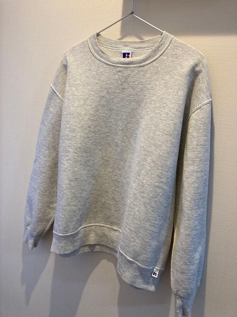 ラッセル　スウェット　白グレー　XL 90年代　made in USA