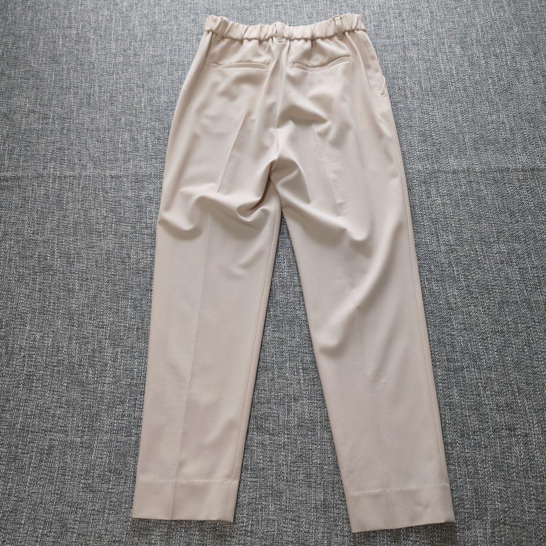 インディヴィ　春夏　UVケア　接触冷感　洗える　セットアップスーツ　アイボリー