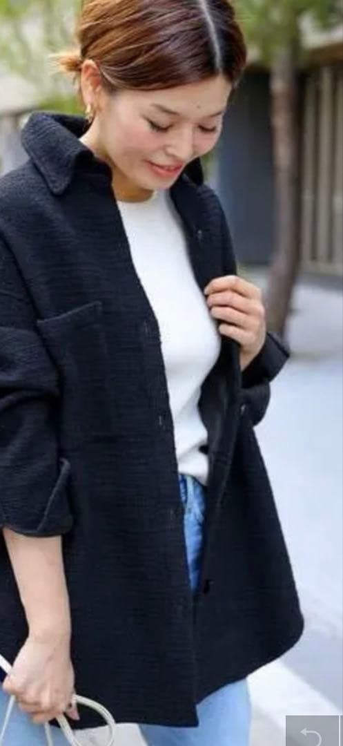 MUSE TWEEDシャツジャケット