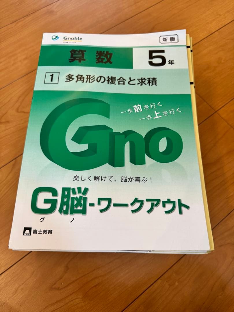 【全冊未使用】グノーブル 5年生 算数 G脳ワークアウト 30冊