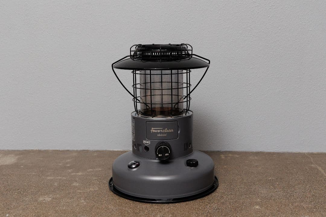 トヨトミ　ラウンドストーブRL-F2500 (H)ダークグレーケース付き美品