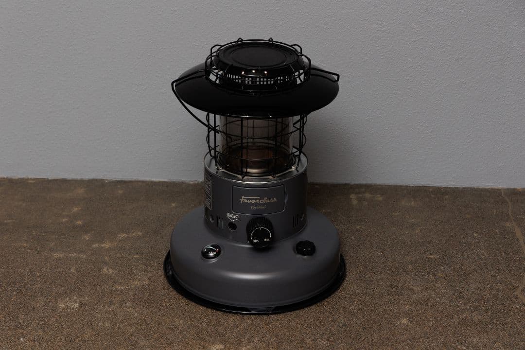 トヨトミ　ラウンドストーブRL-F2500 (H)ダークグレーケース付き美品