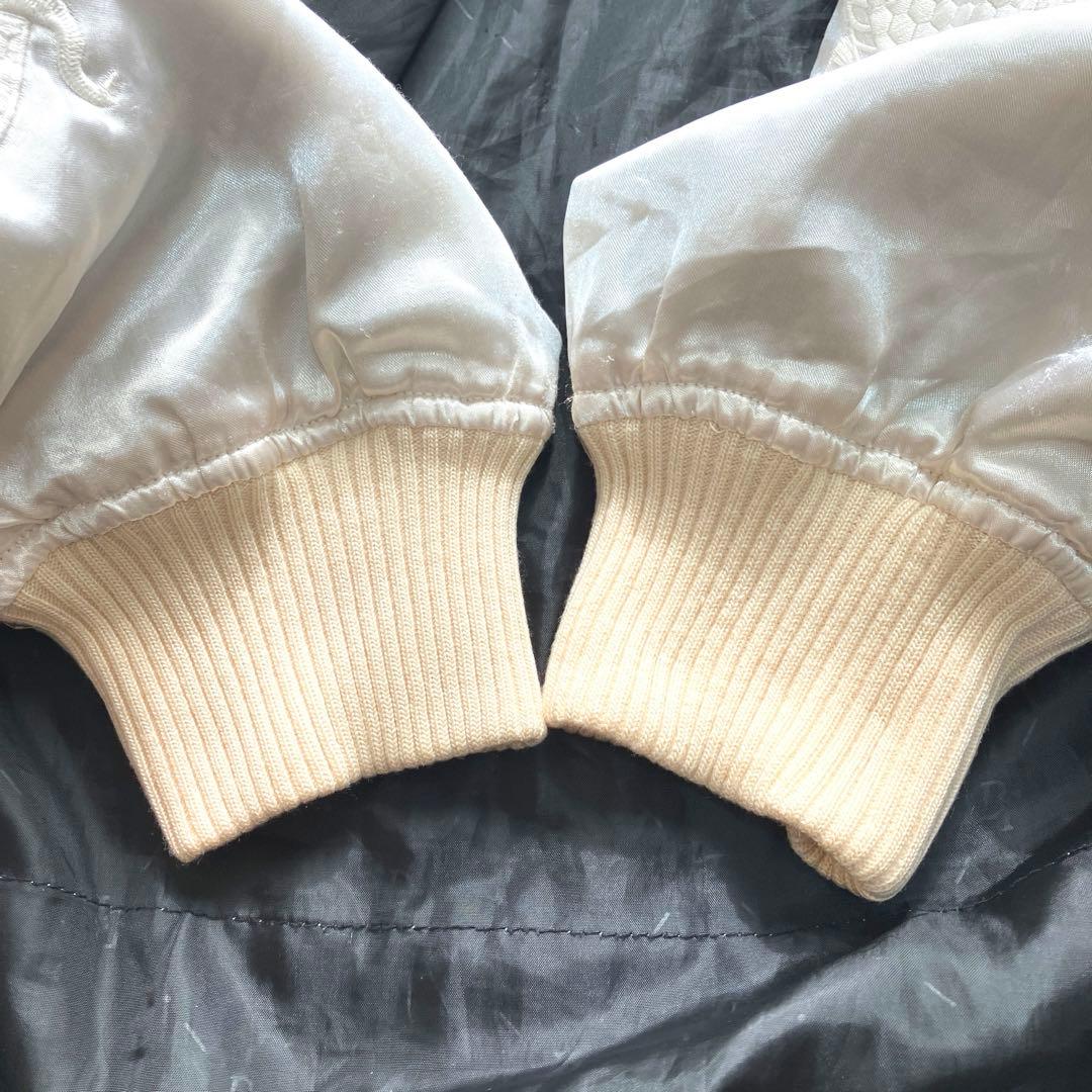 【希少】DOG TOWN BLACK DRAGON 黒龍 スカジャン 刺繍 XL