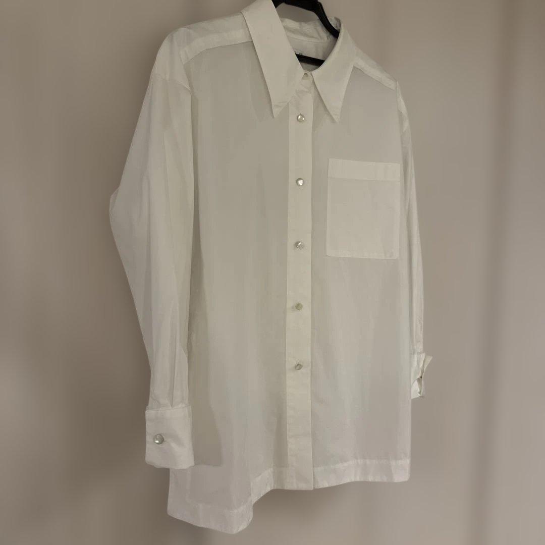 ESTNATION COLUMN バックプリーツシャツ 36