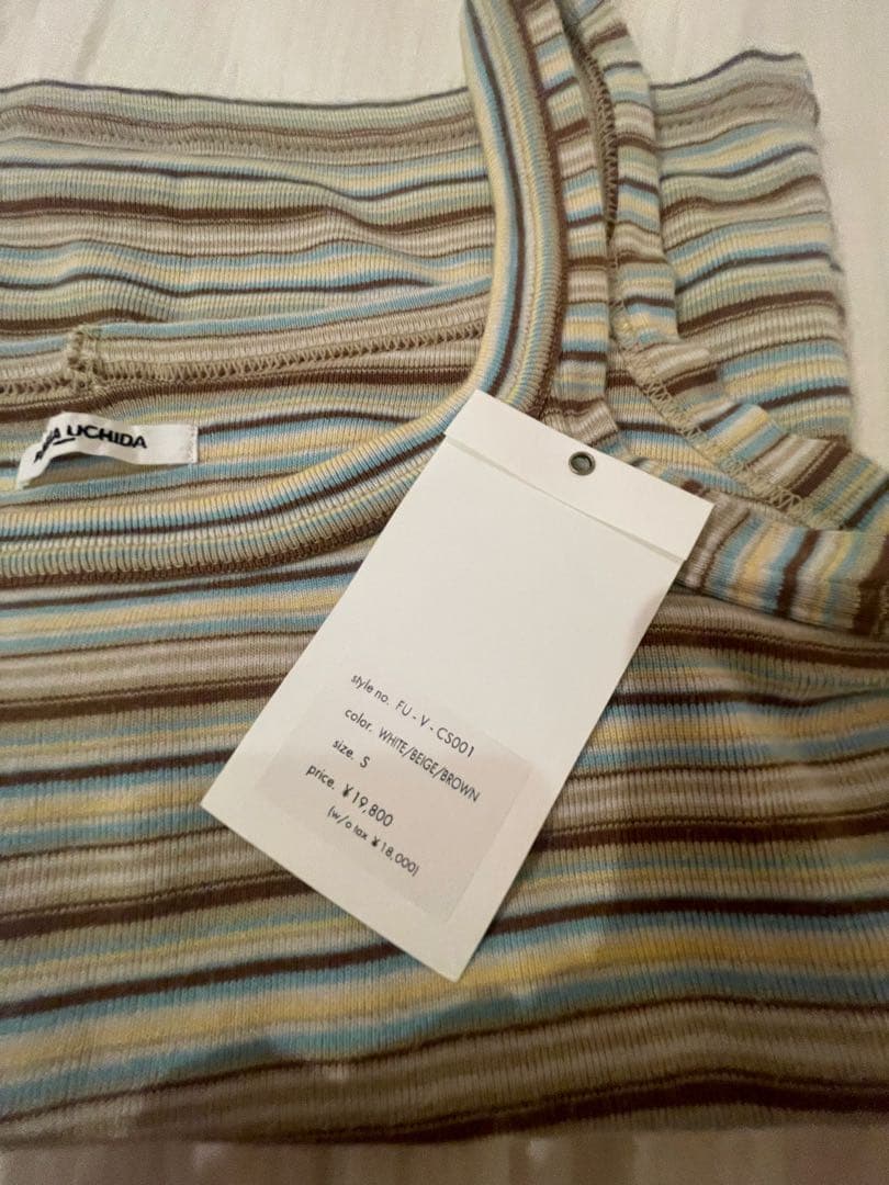 fumika uchida マルチカラーボーダーキャミソール