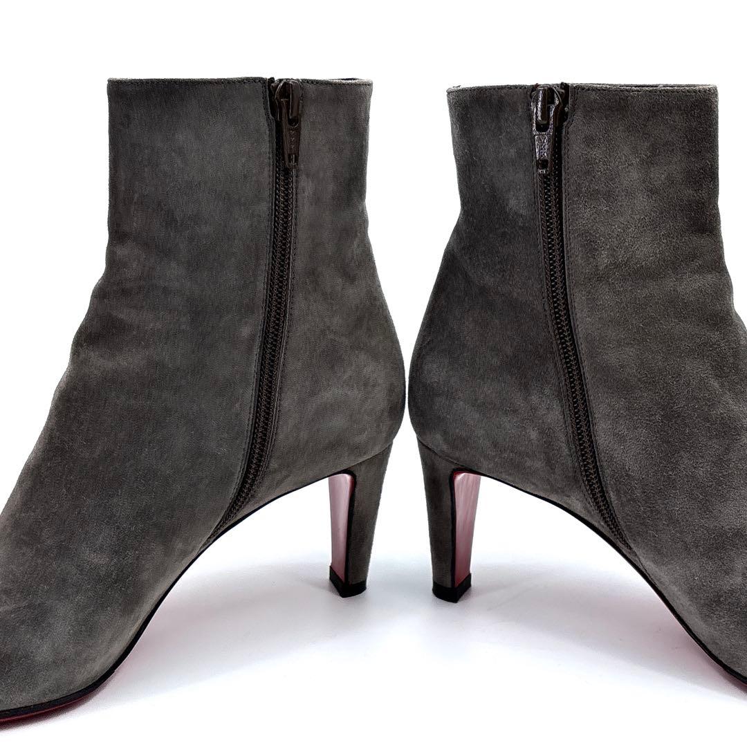 極美品】 Louboutin　クリスチャンルブタン スエード　ショートブーツ