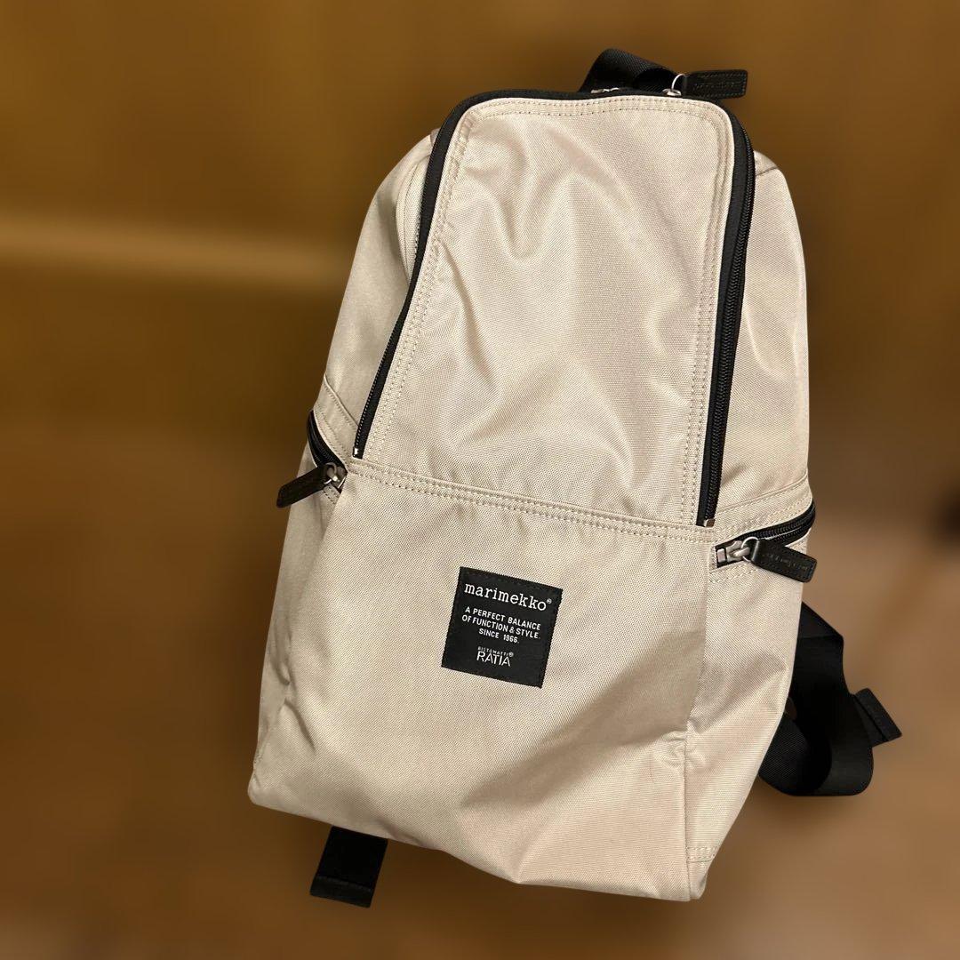 marimekko ベージュ バックパック