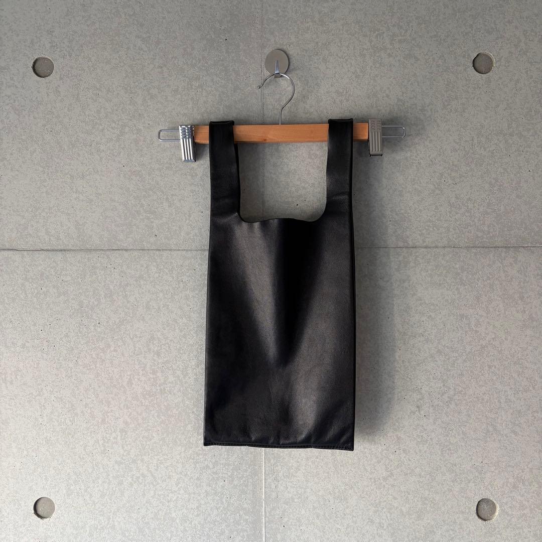 バッグ Leather Conveni Bukuro Black