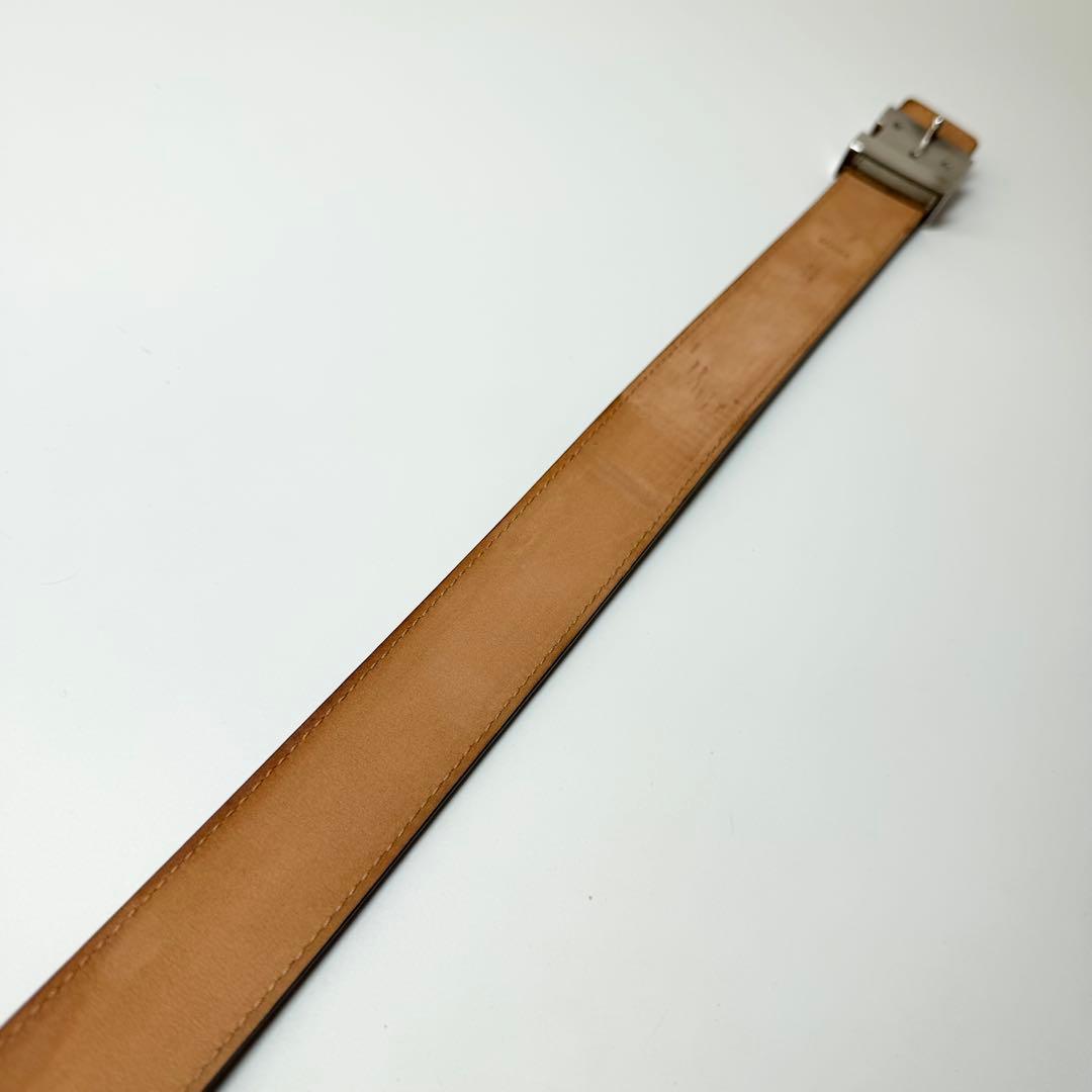 【極美品】ルイヴィトン サンチュール LV　イニシャル　エピ レザー ブラック