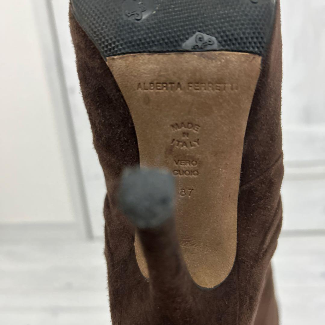 アルベルタフェレッティスエードブーツ　37サイズ