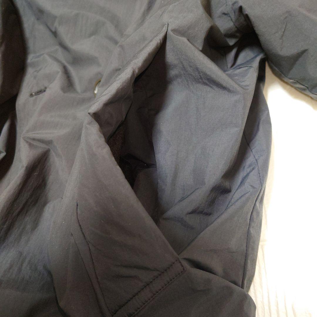 NANO universe 西川ダウン リバーシブルライトコート Ｍ 黒