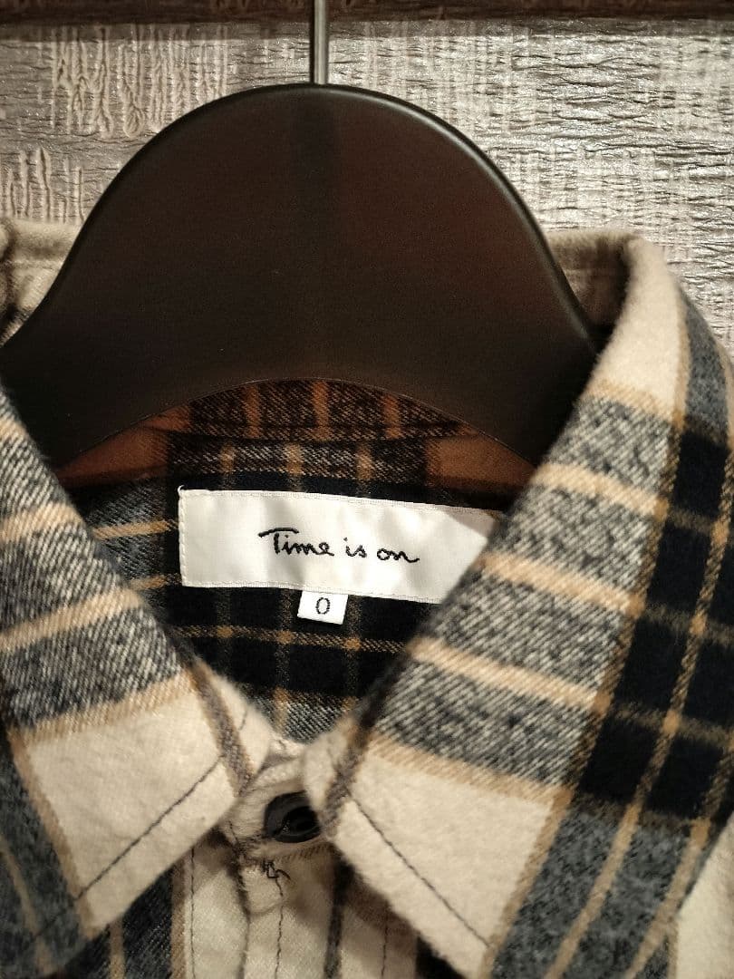 【PLAID COTTON NEL SHIRT】(CROPPED) サイズ0