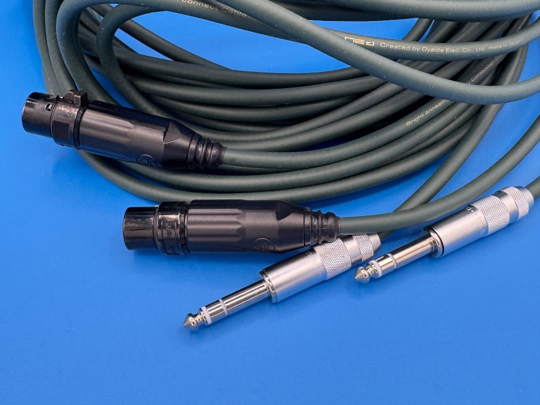 OYAIDE QAC-222 XFT 7.0m XLR(メス)-TRS 【2本】
