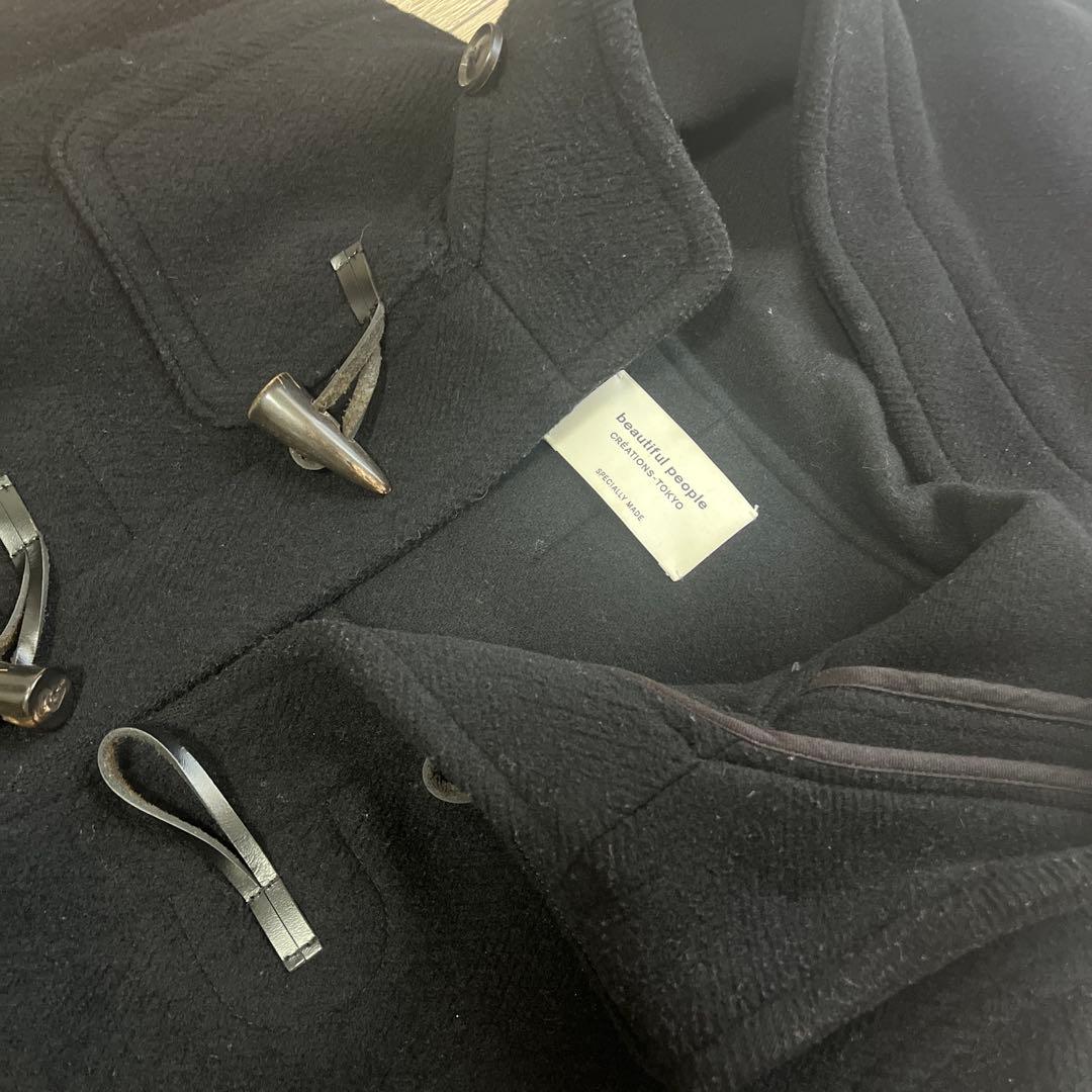 beautifulpeopleビューティフルピープルダッフルコート150ブラック