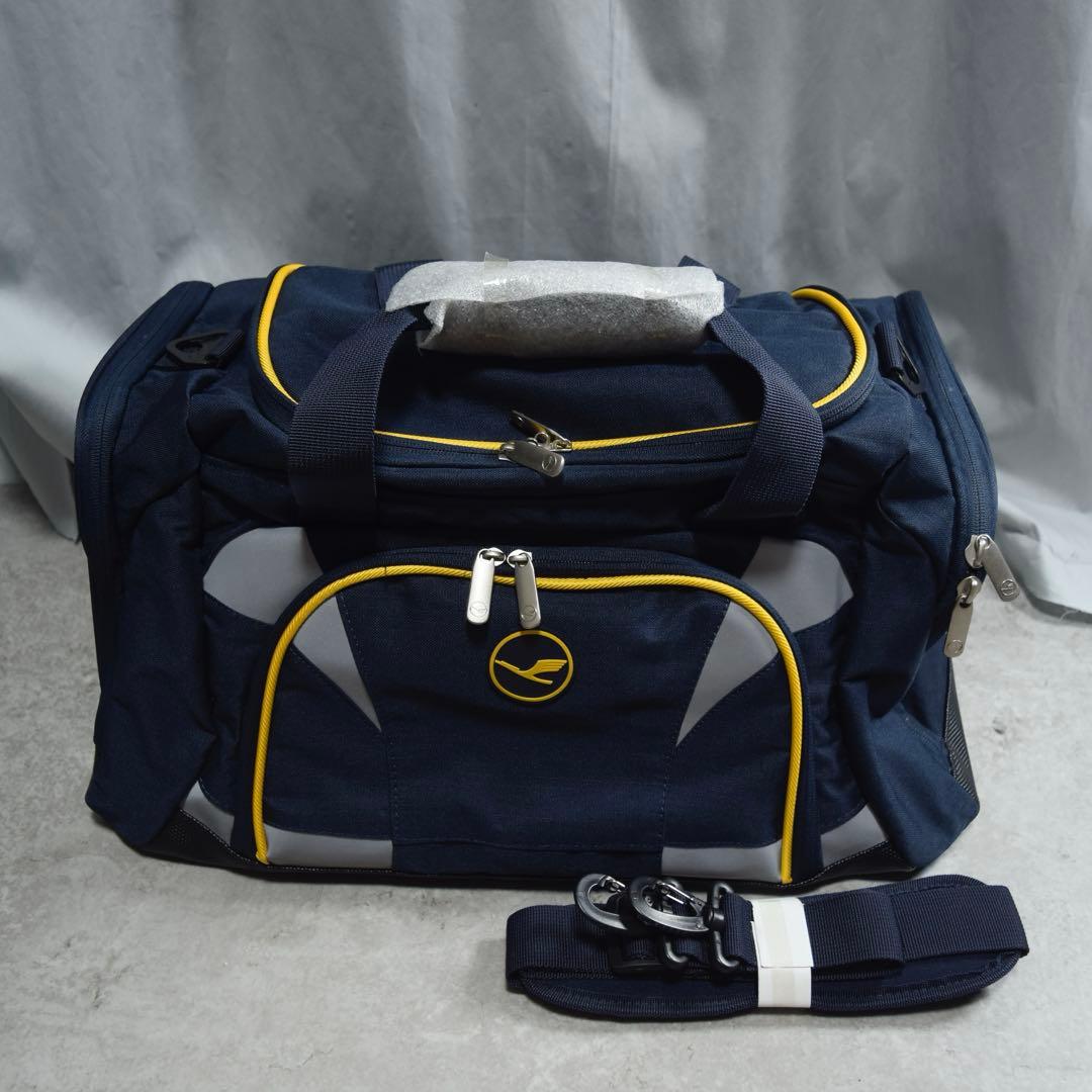 新品 LUFTHANSA ドイツ航空会社 ルフトハンザ ボストンバッグ 2way