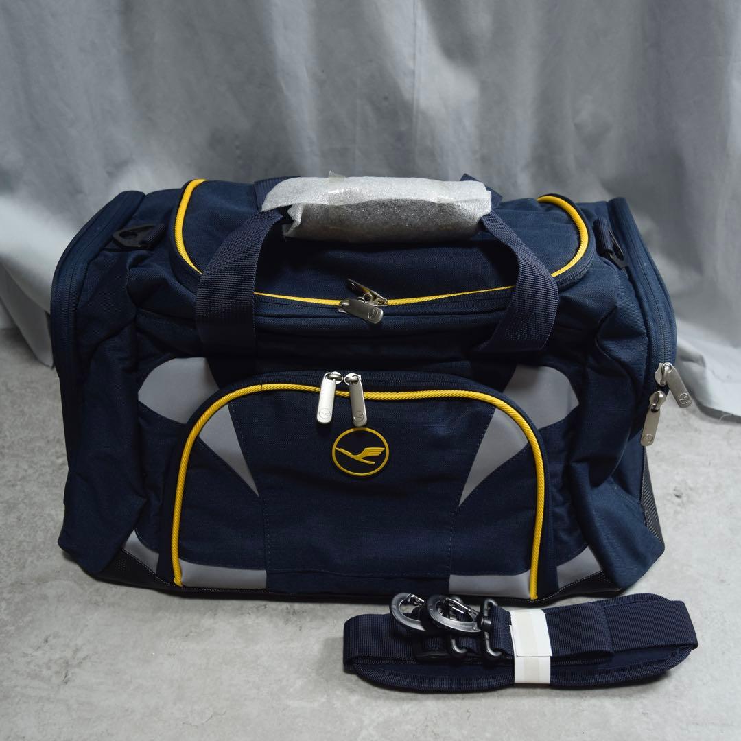 新品 LUFTHANSA ドイツ航空会社 ルフトハンザ ボストンバッグ 2way