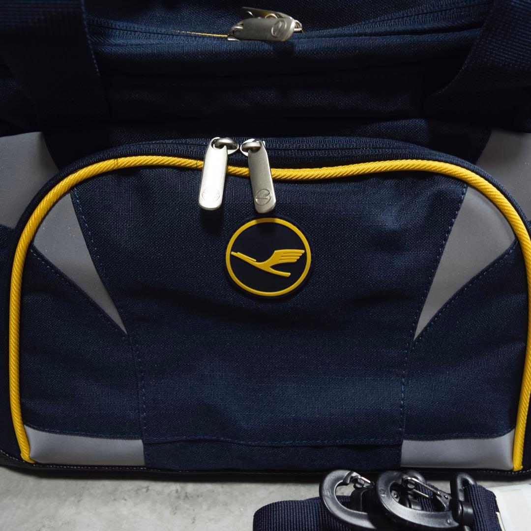 新品 LUFTHANSA ドイツ航空会社 ルフトハンザ ボストンバッグ 2way