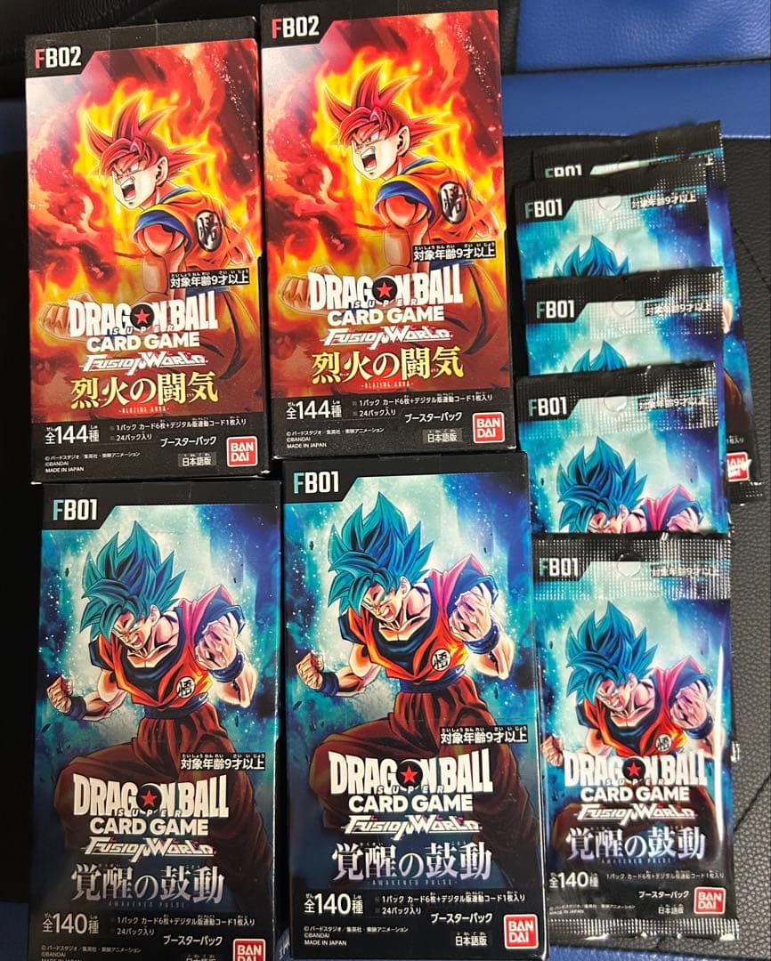 ドラゴンボール　フュージョンワールド　覚醒の鼓動　烈火の闘気4BOX未開封