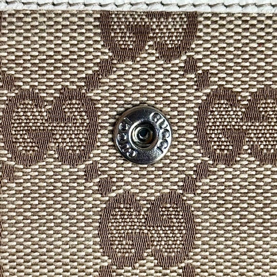 未使用✨GUCCI GGキャンバス　キーケース　ベージュ　白