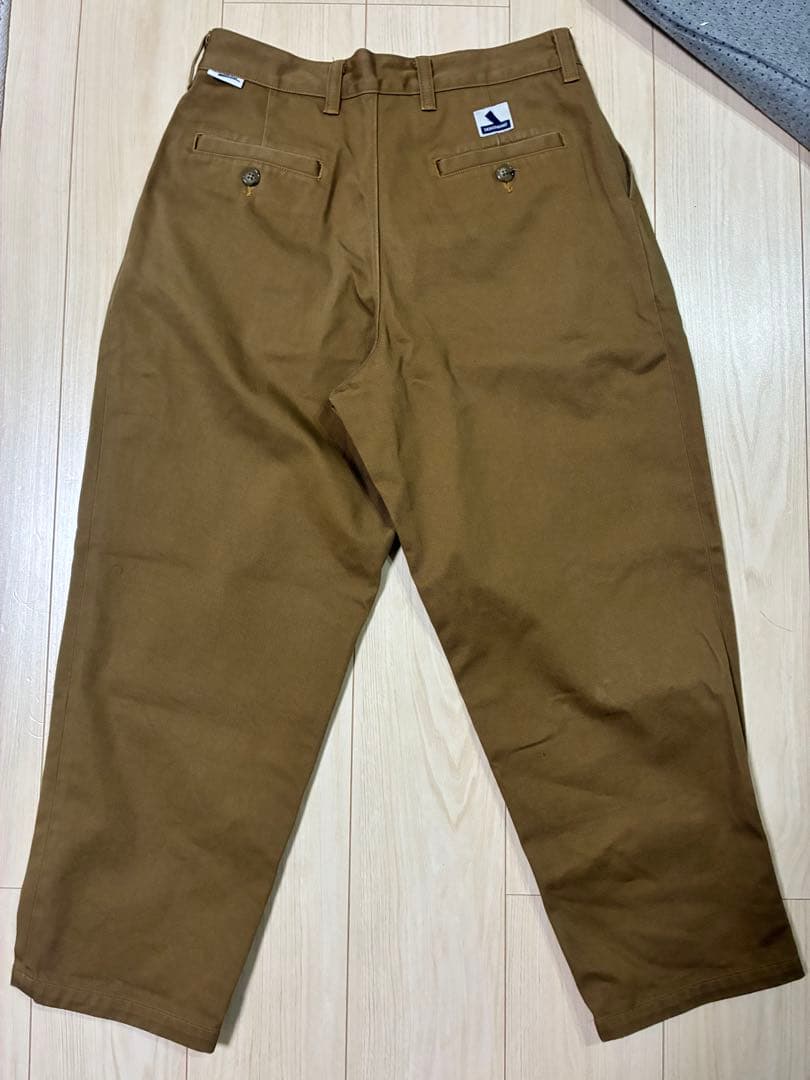上*越様 DESCENDANT TWILL TROUSERS KhaKee サイ
