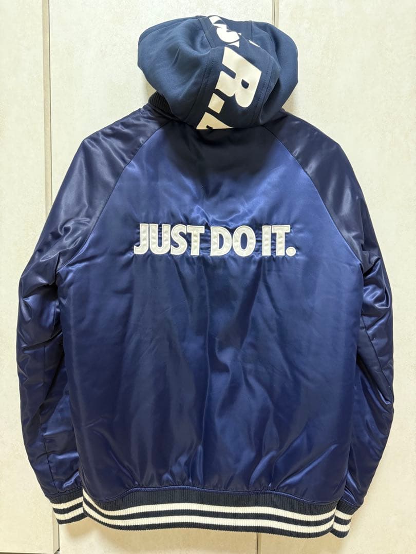 Nike×FCRB ナイロンジャケット　Mサイズ　ネイビー