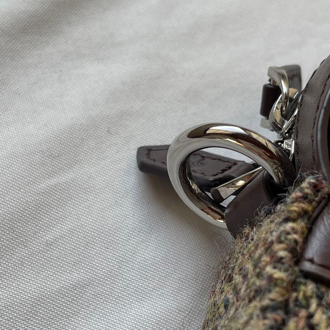 新品　Brooks Brothers ブリーフケース　ツイード　レザー