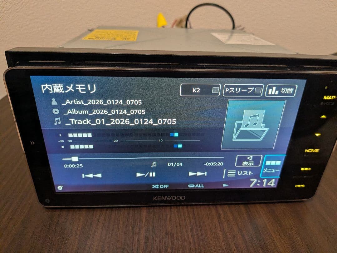 S*e様 2019年製 KENWOOD MDV-M906HDW 7インチ ワイド