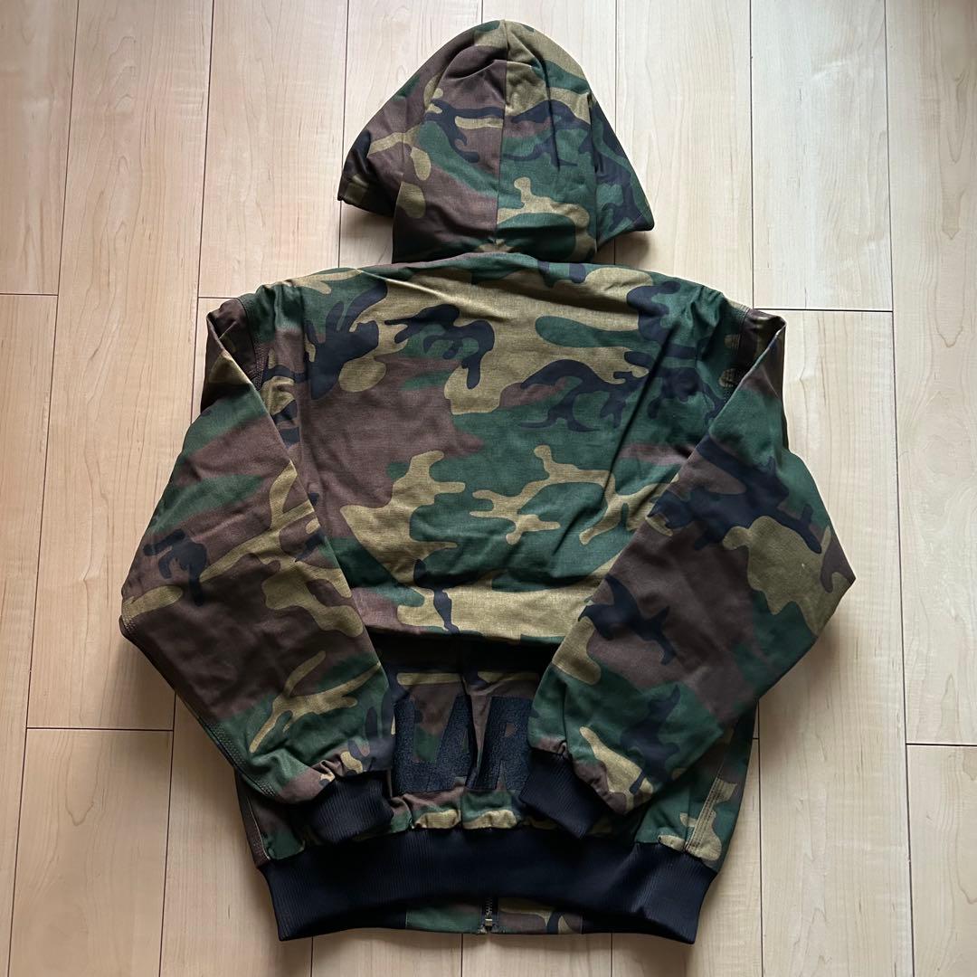 XLARGE 迷彩 ジップアップフーディ