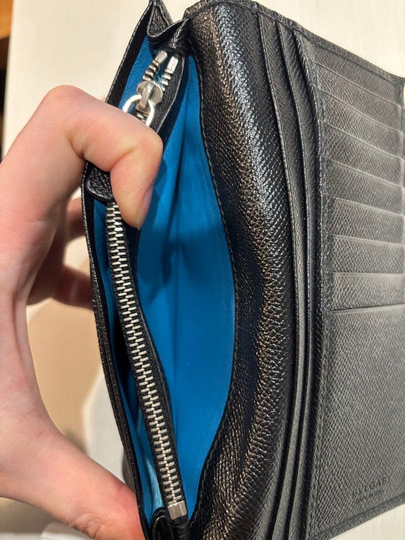 ブルガリ　本革　長財布