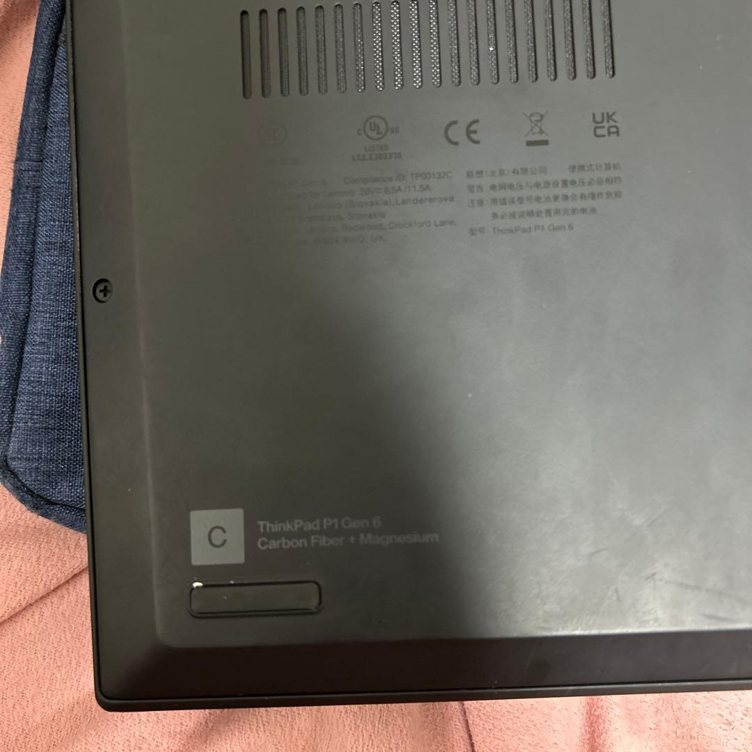 Windowsノート本体 lenovo thinkpad p1 gen6