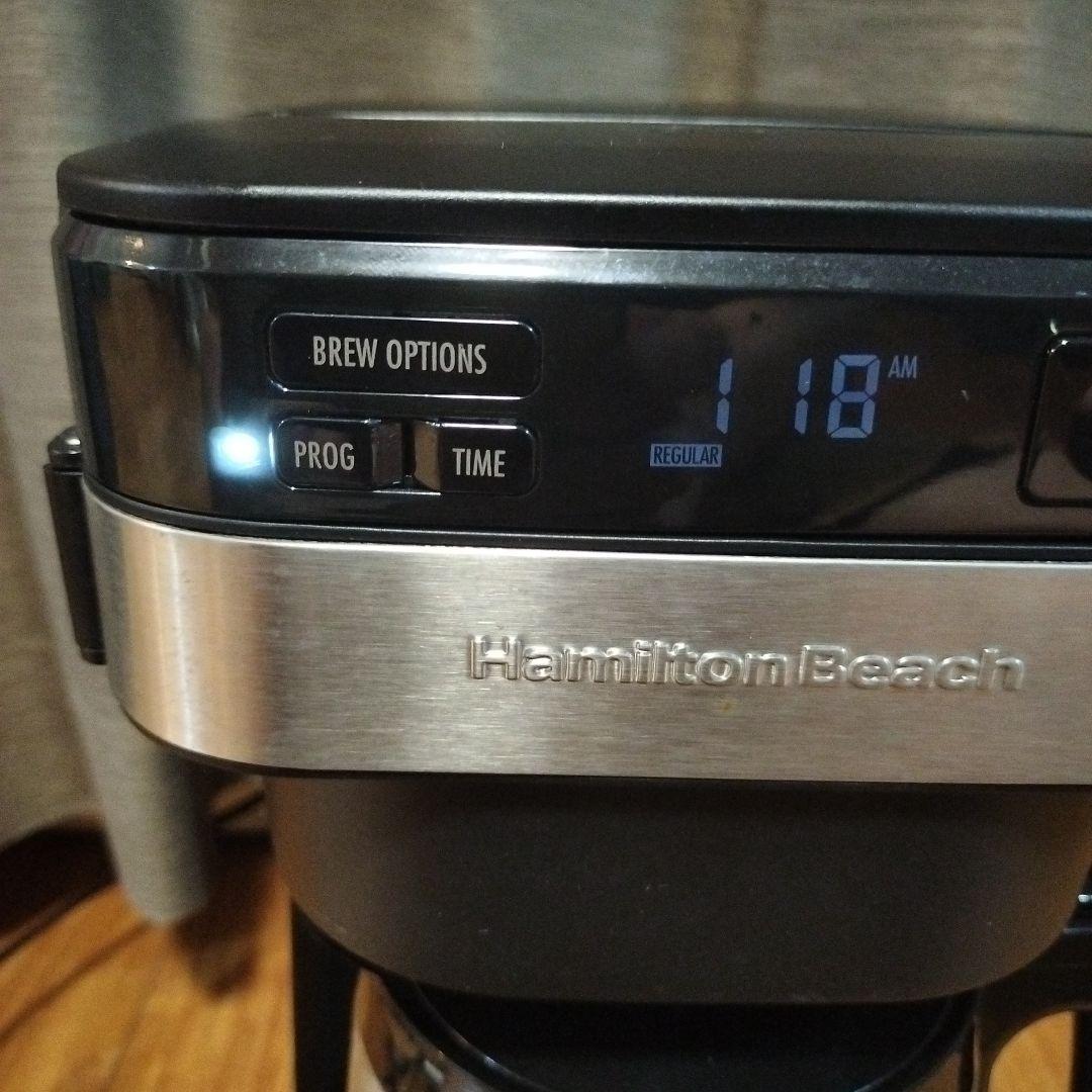 HamiltonBeachコーヒーメーカー 最大12カップ型46300動作確認済