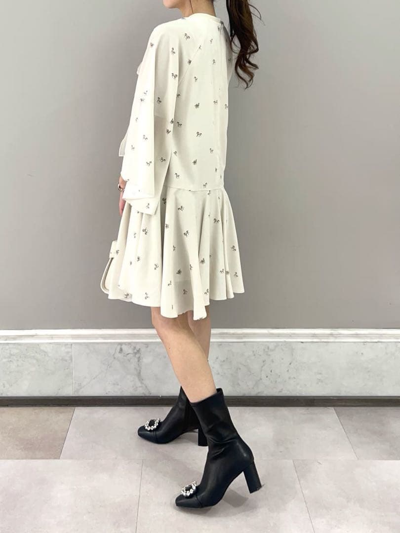 新品✴︎CELFORD セルフォード ビッグリボンフレアワンピース