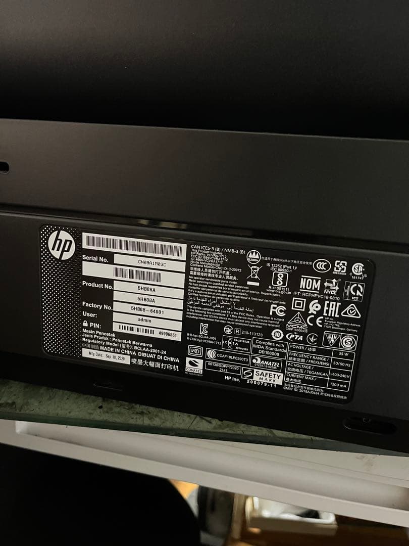 HP DesignJet T650大判業務用プリンター
