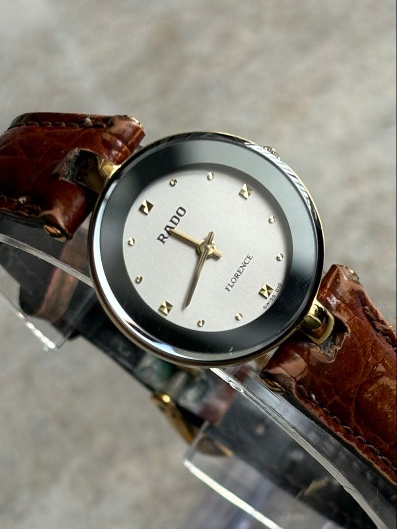 完品　RADO FLORENCE レディース時計【時計バンドが壊れてます】