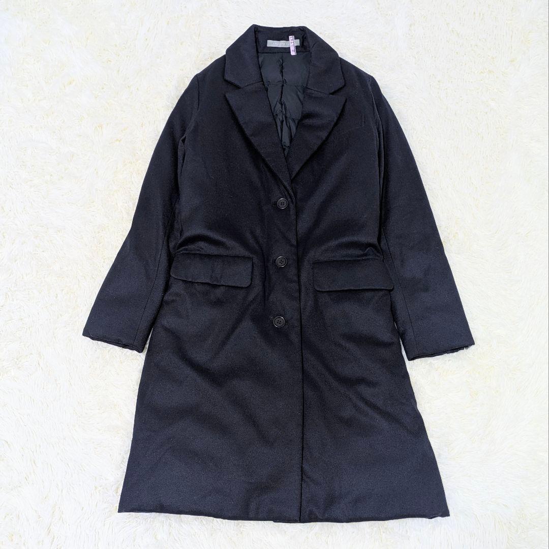 美品✨セオリーリュクス　ダウンチェスターコート　ジャケット　ネイビー　３８