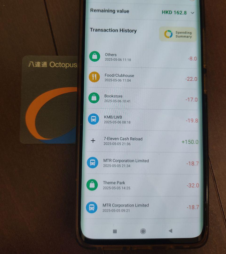 オクトパスカード　香港