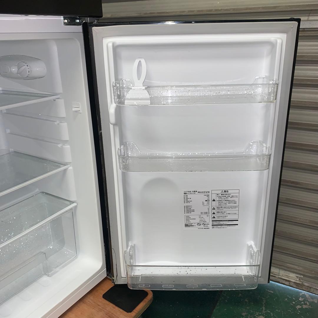 1r11. MAXZEN 118L 2ドア冷凍/冷蔵庫 JR118ML01GM