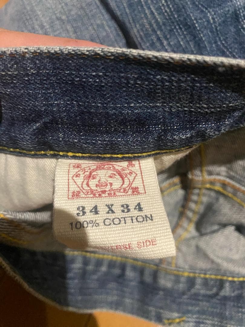 波乗小僧　EVISU PARIS デニムパンツ カモメステッチ 赤タグ