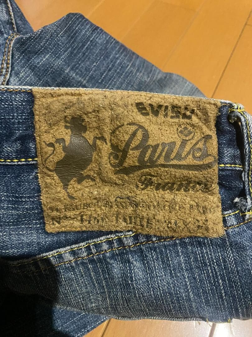 波乗小僧　EVISU PARIS デニムパンツ カモメステッチ 赤タグ