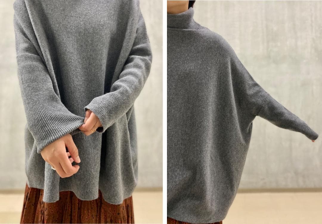 ハイネックBIGニット　BEARDSLEY