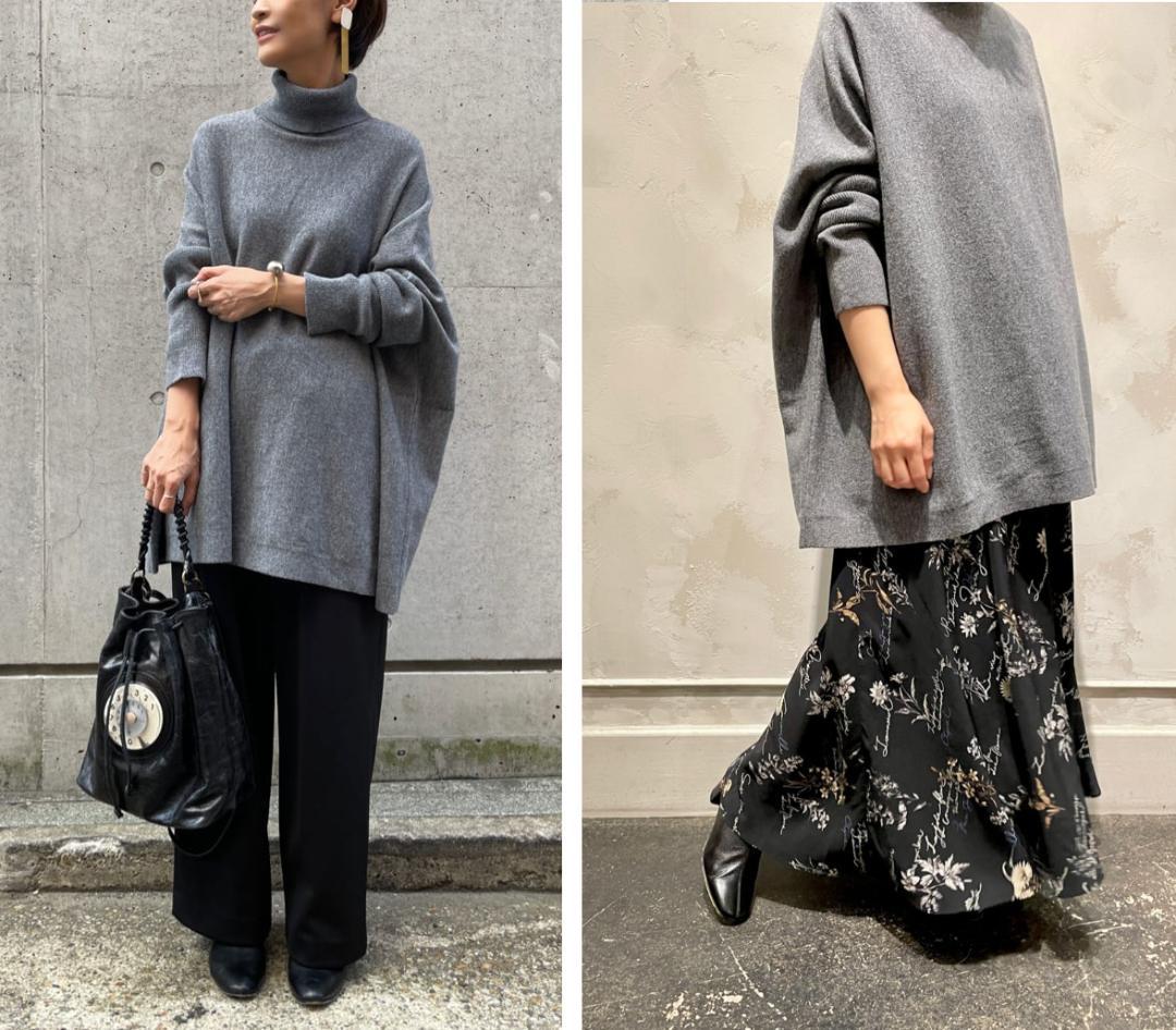 ハイネックBIGニット　BEARDSLEY