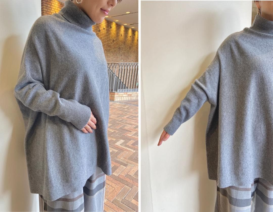 ハイネックBIGニット　BEARDSLEY